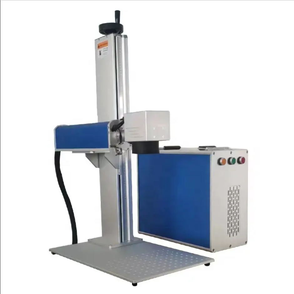 Plastic Stainless Steel Metal Jewelry 20W 30W Jpt Raycus Portable Fiber Laser Marking Machine for Sale