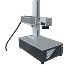 Ezcad Lightburn 20w 30w Portable Fiber Laser Marking Machine with Rotary for Metal Plastic Stainless Steel 50w